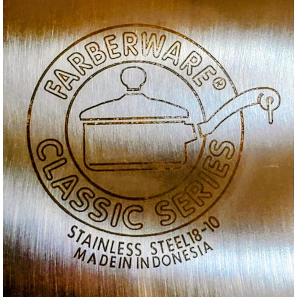 2 VTG New Farberware Classic Oven Roaster Stainless Steel Lifetime Warranty Box